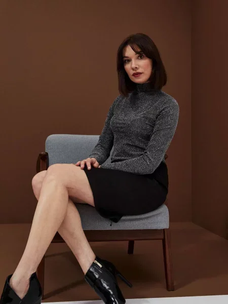 Spódnica ołówkowa Marisse czarna