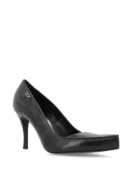 Pantofi cu toc Diesel din piele negru