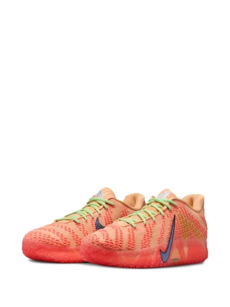 Καρό μπλούζα Nike με κορδόνια με δαντέλα πράσινο