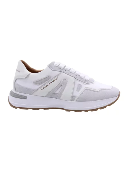 Sneakersy Alexander Smith białe