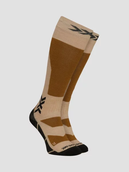 Skarpety unisex X-Socks SNOWBOARD DISCOVER OTC SAND/DARK SAND beżowe