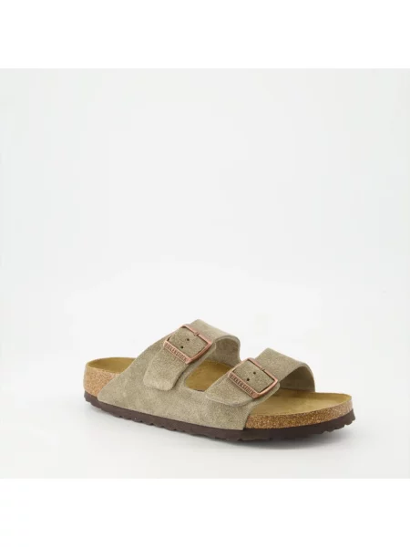 Klapki Birkenstock beżowe