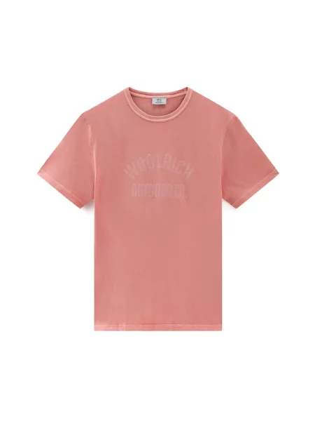 Lekka koszulka Woolrich różowa