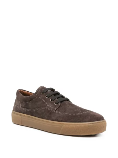 Sneakerși Hogan din piele de căprioară maro