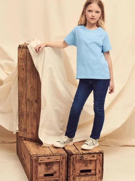 Tricou copii Fruit Of The Loom albastru
