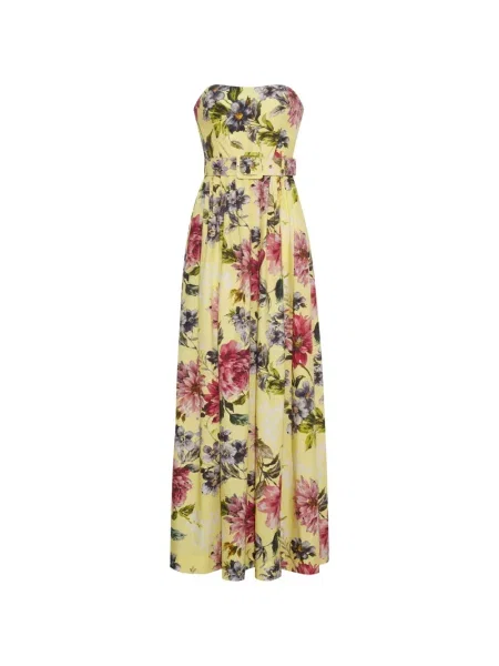 Rochie Cara Cara cu model floral galben