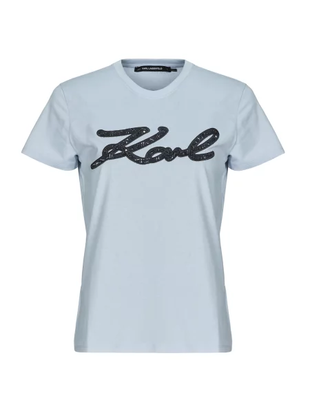 Majica Karl Lagerfeld modra