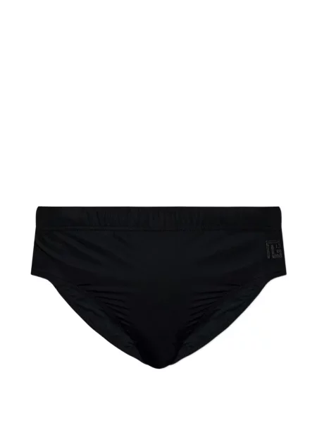 Kalhotky briefs Balmain s autogramem černé