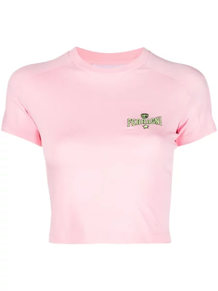 Decupat tricou Chiara Ferragni cu broderie