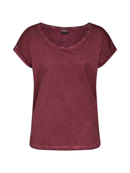Tricou Urban Classics lung bordo