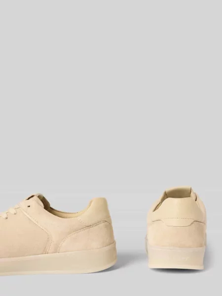 Sneakersy z naturalnej skóry z wytłaczanym logo model Farrell' Blauer beżowe