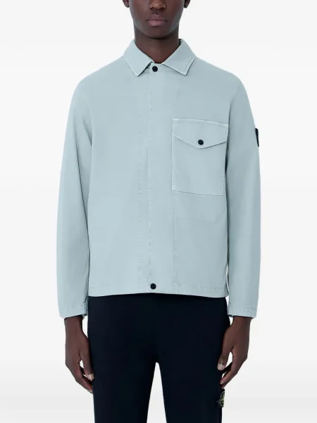 Риза Stone Island камъни синьо