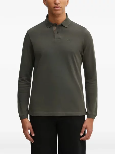 Tricou polo Barbour verde
