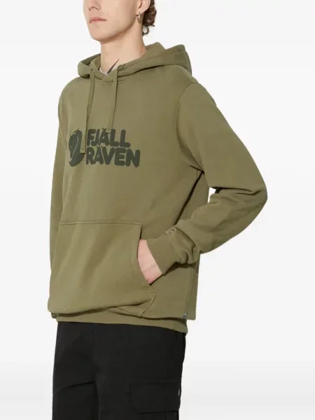 Hoodie Fjällräven πράσινο