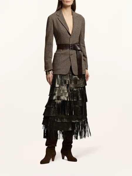Ralph Lauren Collection Blejzr / krémová hnědá