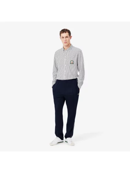 Lacoste spodnie dresowe granatowe