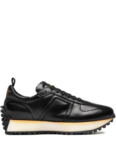 Sneakerși Officine Creative cu șireturi din dantelă negru