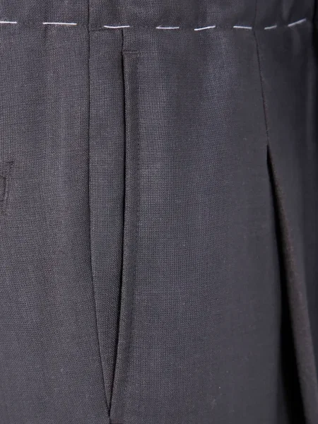 Pantaloni Maison Margiela plisate maro