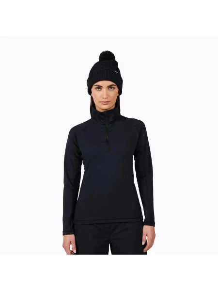 Bluza polarowa Rossignol Mid Layer Stretch Half Zip czarna