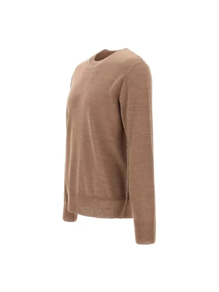 Sweter Mm6 Maison Margiela brązowy