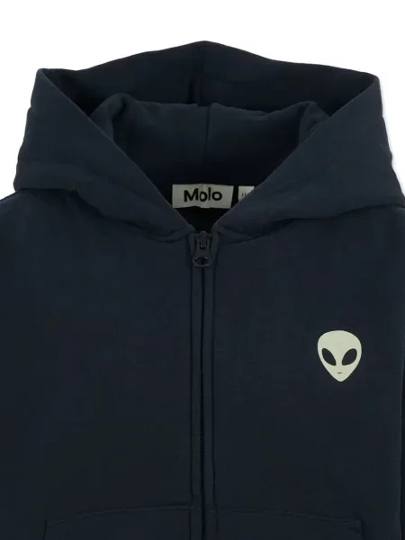 Bluza z kapturem dziecięca Molo niebieska