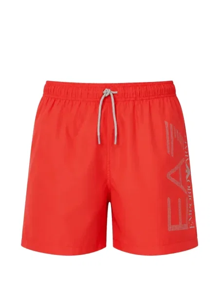 Slip de baie Ea7 Emporio Armani cu imagine cu cordon roșu