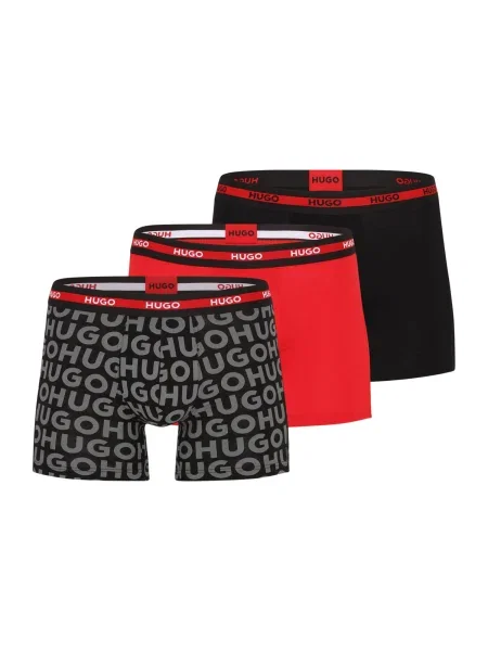 HUGO boxeri negru alb