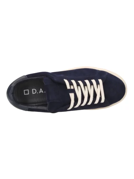 Sneakersy D.a.t.e. zamszowe niebieskie