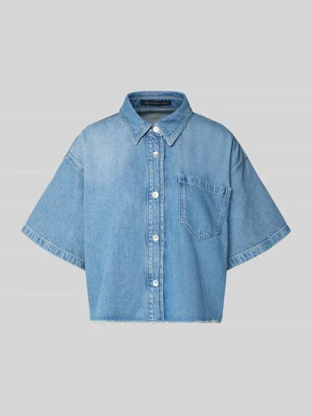 Koszula o kroju relaxed fit z domieszką lyocellu model Zuri' Raffaello Rossi