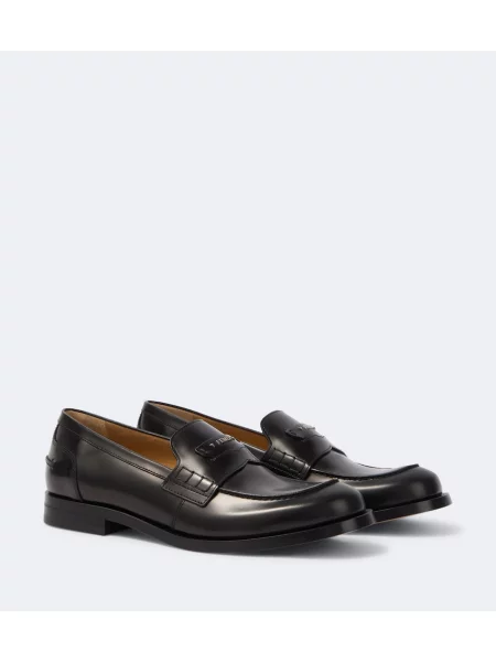 Pantofi loafer Fendi din piele negru