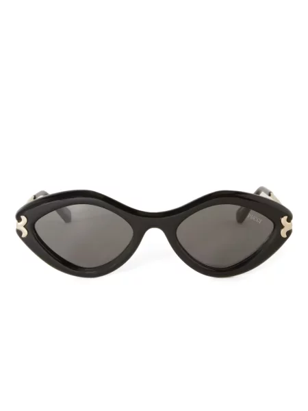 Ochelari de soare Pucci cu imprimeu geometric negru