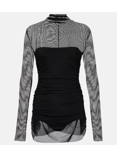 Rochie Norma Kamali plasă negru