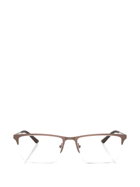 Ochelari de soare dreptunghiulari Emporio Armani maro