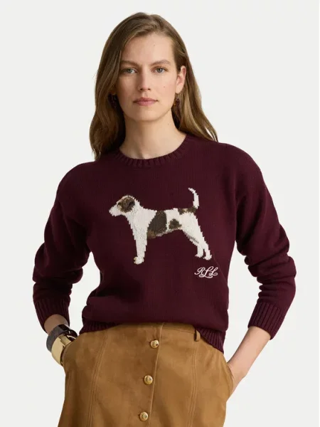 Lauren Ralph Lauren pulover za žene od pamuka