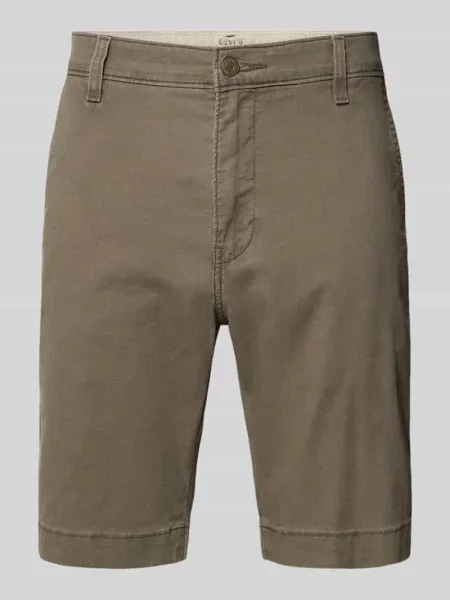 Szorty chinosy z wpuszczanymi w stylu francuskim Levi's brązowe