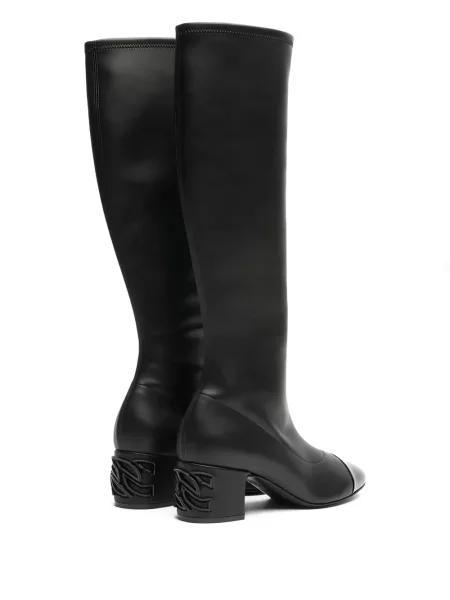 Cizme Casadei din piele negru