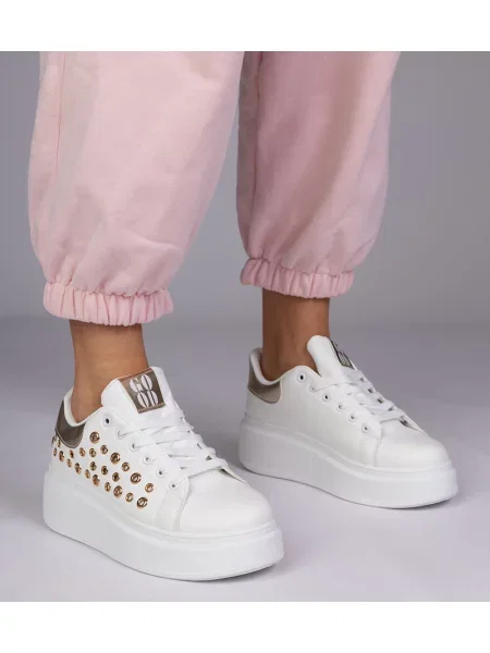 Маратонки Marka Niezdefiniowana с шипове бяло