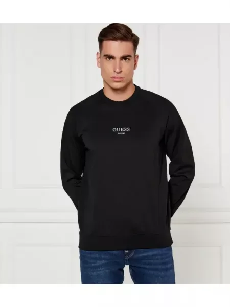GUESS Hanorac IRIDESCENT negru