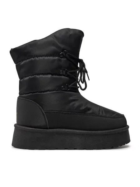 Škornji za sneg Big Star Shoes s platformo črna