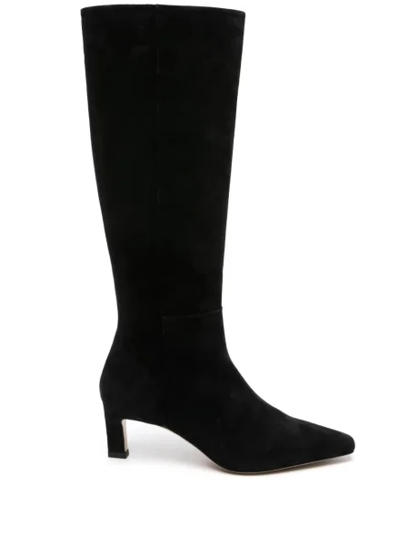 Botine Scarosso din piele de căprioară negru