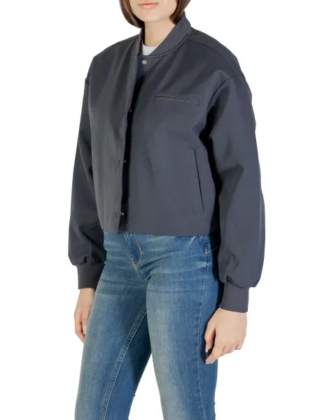 Geacă de blugi Calvin Klein Jeans negru