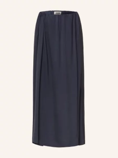 Drykorn Satynowa Spódnica Idonea blau granatowa