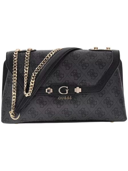 Guess crossbody kabelka dámska z imitácie kože LINDSEY sivá