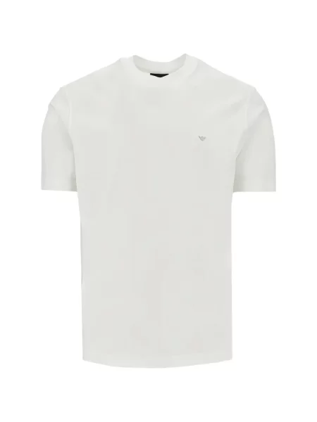 Tricou Emporio Armani cu autograf alb