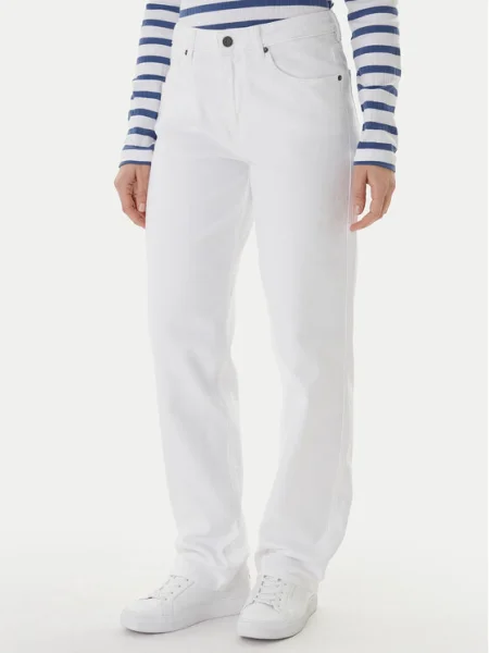 Guess Jeans Blugi Boyfriend Fit alb