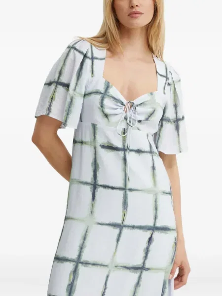 Rochie maxi Munthe cu imagine de costum alb
