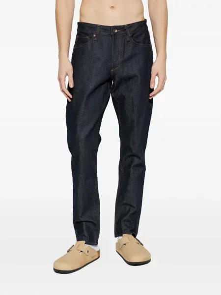 Blugi drepți Rag & Bone albastru