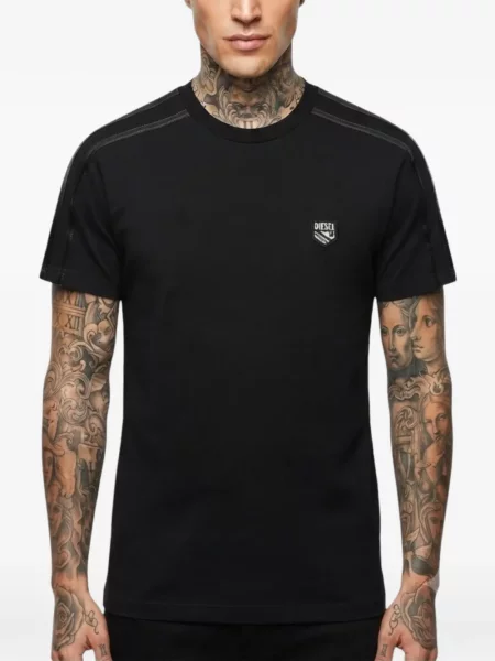 Tricou Diesel cu autograf negru