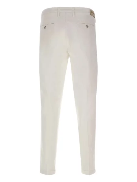 Pantaloni Re-hash alb