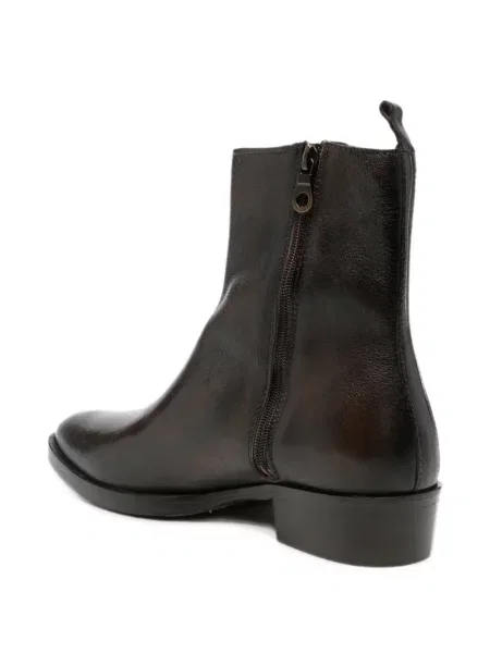 Botine Fratelli Rennella din piele maro